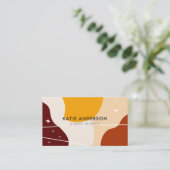 パステル抽象芸術プロフェッショナル 名刺 (スタンド正面)