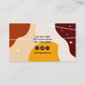 パステル抽象芸術プロフェッショナル 名刺 (裏面)