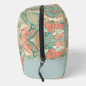 パステル抽象芸術ペイズリーパターントイレタリーバッグ ドップキット (右)