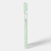 パステル抽象芸術ミニマリストミントグリーンカラー Case-Mate iPhoneケース (裏面 / 左)