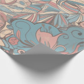 パステル抽象芸術ラッピング紙 ラッピングペーパー (角)