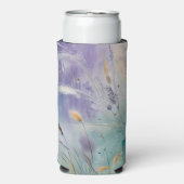 パステル抽象芸術自然ウィスパーズ スリム缶クーラー (Seltzer正面)