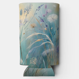 パステル抽象芸術自然ウィスパーズ スリム缶クーラー