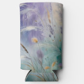 パステル抽象芸術自然ウィスパーズ スリム缶クーラー (正面)