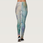 パステル抽象芸術自然ウィスパーズII レギンス (裏面)