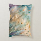 パステル抽象芸術自然ウィスパーズIII アクセントクッション (裏面(縦))