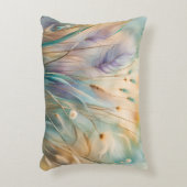 パステル抽象芸術自然ウィスパーズIII アクセントクッション (正面(垂直))