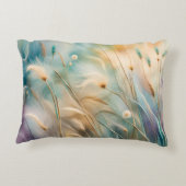 パステル抽象芸術自然ウィスパーズIII アクセントクッション (裏面)