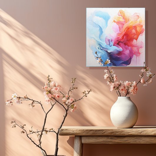 パステル抽象芸術2 / 4 キャンバスプリント