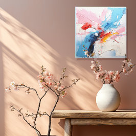 パステル抽象芸術3 / 4 キャンバスプリント