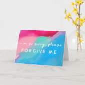 パステル抽象芸術 | すまん許して下さい カード (黄色い花)