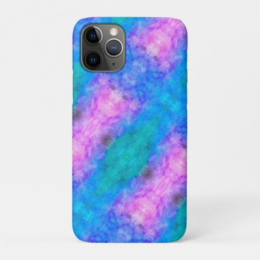 パステル抽象芸術、ピンク、ブルー、アクア Case-Mate iPhoneケース (裏)