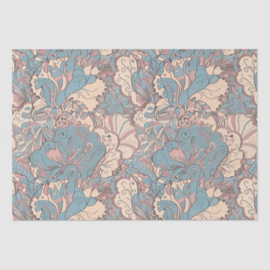 パステル抽象芸術 薄葉紙 (正面)