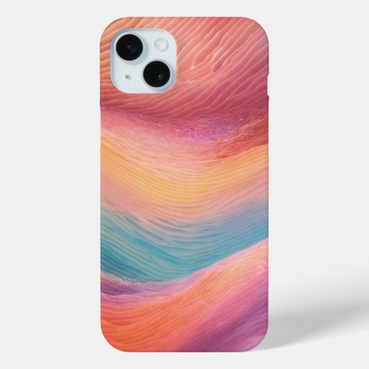 パステル振動波 Case-Mate iPhoneケース (裏面)