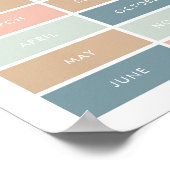 パステル教室の月のポスター ポスター (角)