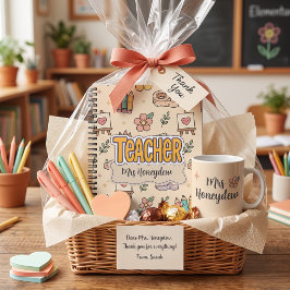 パステル教師スクール用品パターン ノートブック