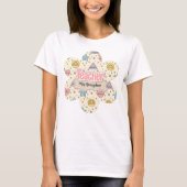 パステル教師学校数学図形パターン Tシャツ (正面)