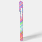 パステル数々のカラー格子織物 Case-Mate iPhoneケース (裏面 / 左)