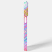 パステル数々のカラー格子織物 Case-Mate iPhoneケース (裏面 / 右)