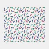 パステル数々のダシュントフリースブランケット フリースブランケット (正面(横))