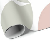 パステル数々のボタニカル抽象芸術 ラッピングペーパー (ロールコーナー)