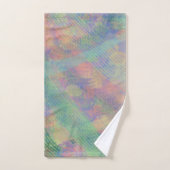 パステル数々の抽象芸術 バスタオルセット (ハンドタオル)