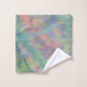 パステル数々の抽象芸術 バスタオルセット (ウォッシュタオル)