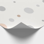 パステル数々の水玉模様 ラッピングペーパー (角)