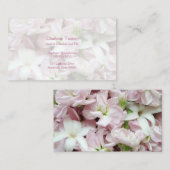 パステル春の花クローズアップ コーリングカード (正面/裏面)