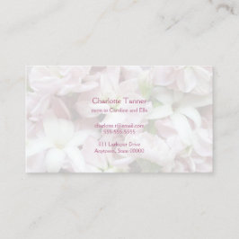 パステル春の花クローズアップ コーリングカード