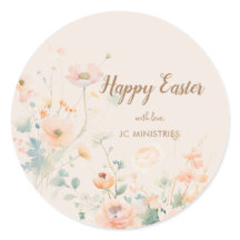パステル春の花ハッピーイースター