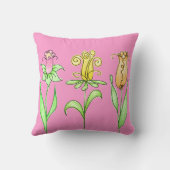 パステル春の花 クッション (裏面)