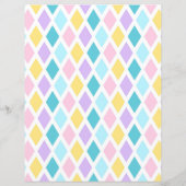 パステル春イースタースクラップブック紙 (裏面)