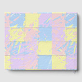 パステル春カラー絵を描(ばちゃばちゃ)跳ねる ゲストブック (裏面)