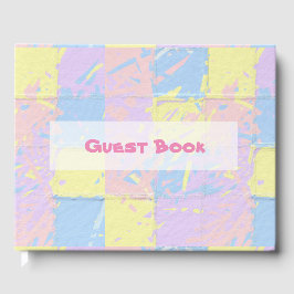 パステル春カラー絵を描（ばちゃばちゃ）跳ねる ゲストブック