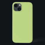 パステル春グリーンアクセントカラーへカスタマイズ iPhone 13ケース<br><div class="desc">柔らカスタムかなパステルスタイリッシュ春緑のアクセント色の背景を自分のために、またはギフトとしてすべての行事に印象を与える製品。クリックカスタマイズは文字エディタとイメージローダを使ってカスタマイズ、この製品を表示する"it!"ボタン上で。ギフト素晴らしアイディア!</div>