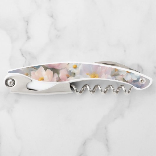 パステル春コルクスクリュ ソムリエナイフ (正面)