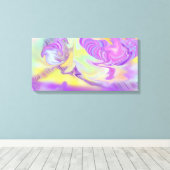 パステル春ドリームストレッチキャンバスプリント キャンバスプリント (インサイチュ (ウッドフロア))