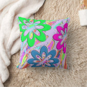 パステル春フラズダブルサイド クッション (ブランケット)