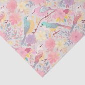 パステル春フローラルパターン02 薄葉紙 (詳細)