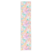 パステル春フローラルパターン04 ショートテーブルランナー (正面)