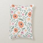 パステル春フローラルパターン アクセントクッション (裏面(縦))