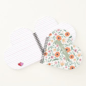 パステル春フローラルパターン ノートブック (内部)