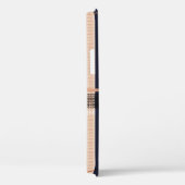 パステル春ブランチ市松模様に:ヴィンテージグリッド Case-Mate iPhoneケース (裏面 / 右)