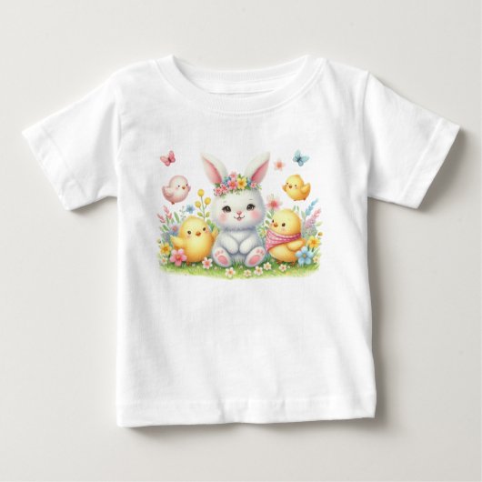 パステル春子供服Tシャツ ベビーTシャツ (正面)