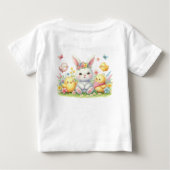 パステル春子供服Tシャツ ベビーTシャツ (裏面)
