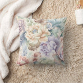 パステル春開花枕 クッション (ブランケット)