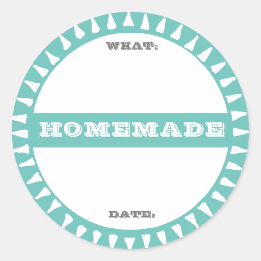 パステル書キュイーの自家製キャニング瓶 ラウンドシール (正面)