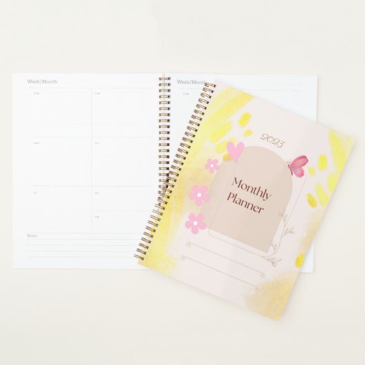 パステル月次プランナー プランナー手帳 (ディスプレー)