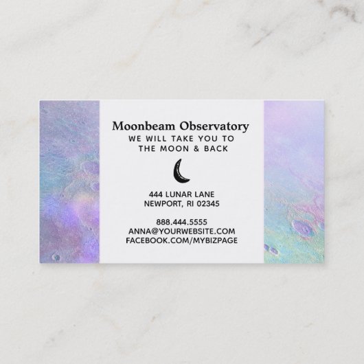 *~*パステル月面 名刺 (裏面)